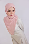 Whisper Basic in Blush Veil - Hoodie Shawl 2m